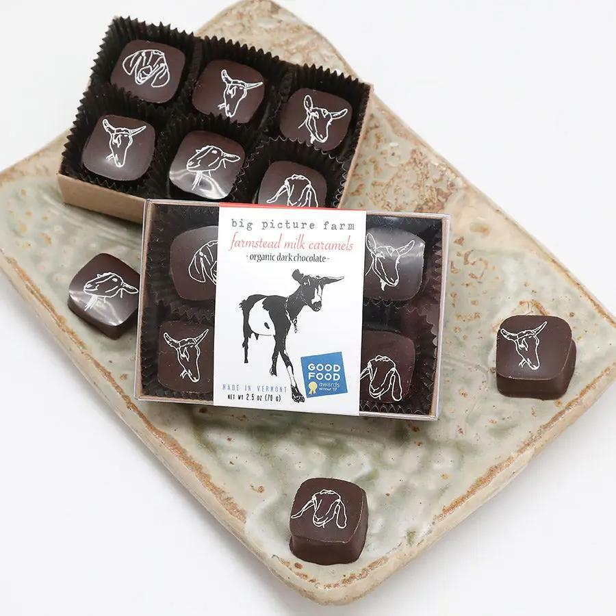 Dark Chocolate Covered Farmstead Milk Caramels