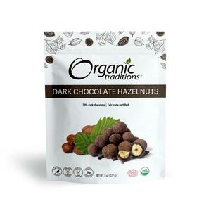 Dark Chocolate Hazelnuts - 8 oz