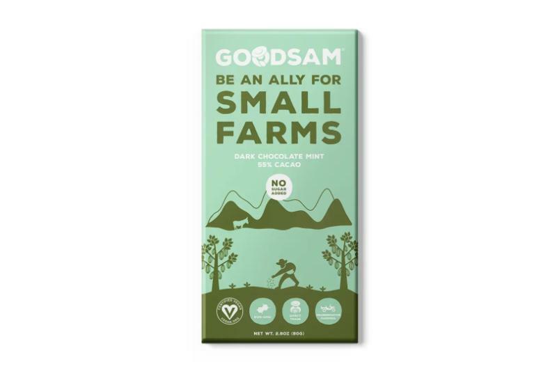 GoodSam Dark Chocolate Mint Bar