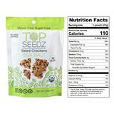 Top Seedz Sea Salt Seed Crackers Snack Pack