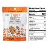 Top Seedz Rosemary Seed Crackers Snack Pack