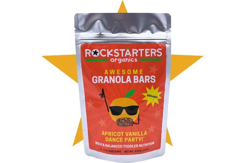 Rockstarters Organics Apricot Vanilla Granola Bars