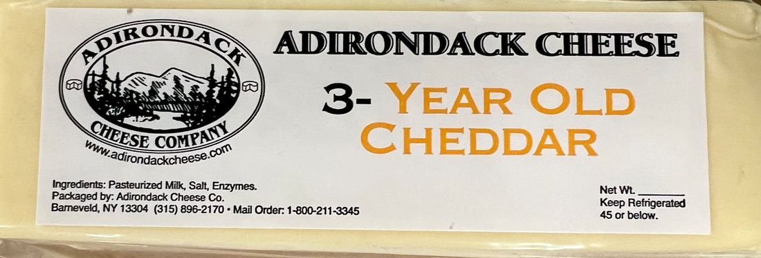 Adirondack Cheese Company 3 Year Old Cheddar