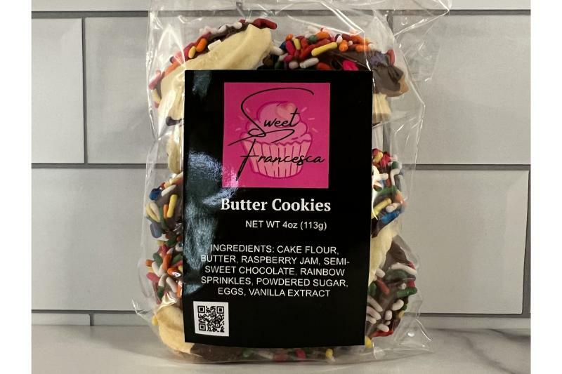 Sweet Francesca's Butter Cookies - 4oz