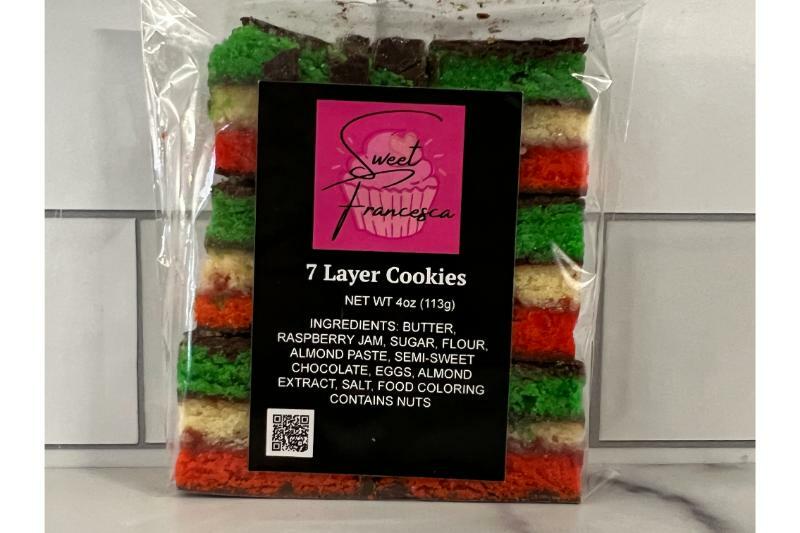 Sweet Francesca's Rainbow Cookies - 4oz