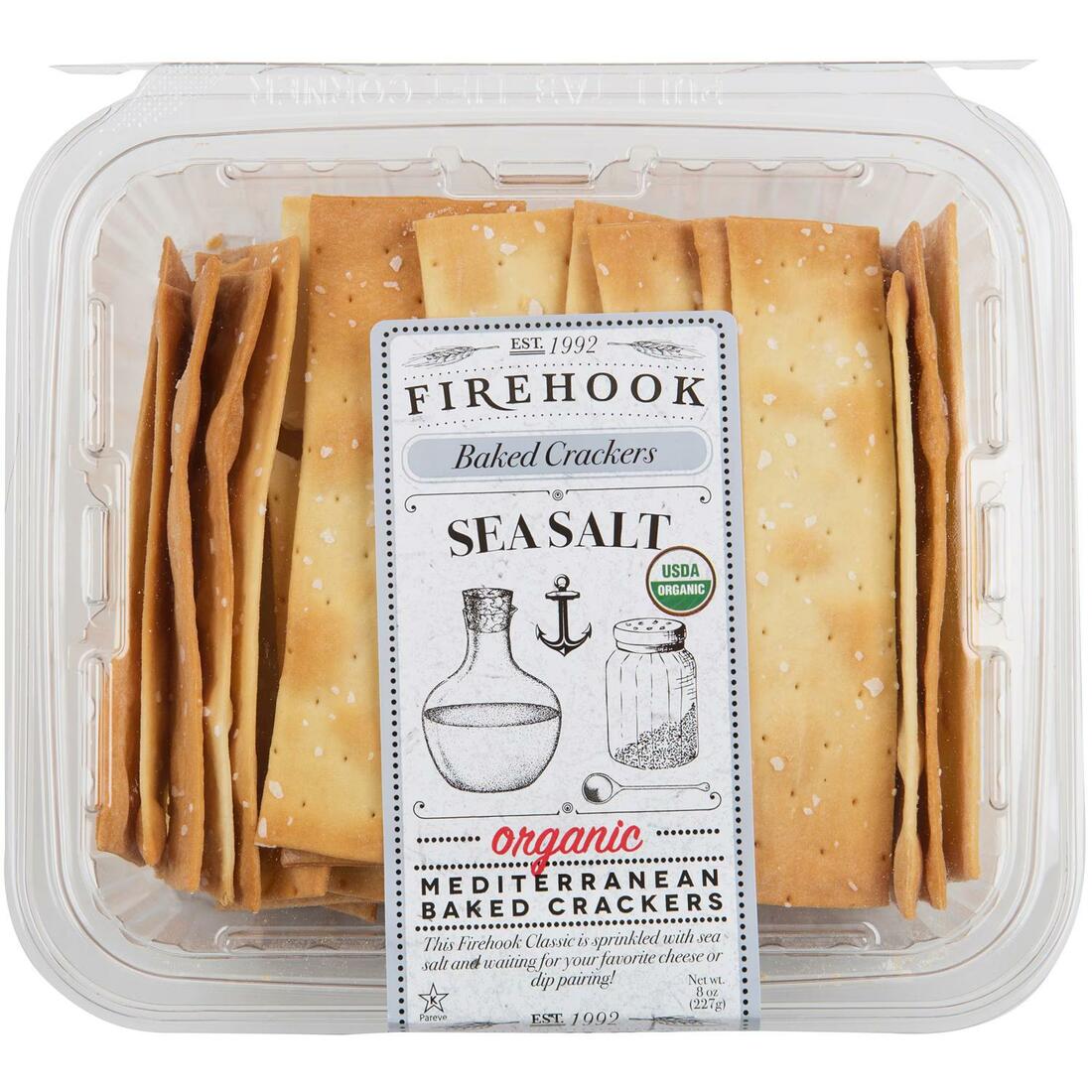 Firehook Sea Salt Mediterranean Crackers