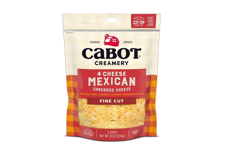 Cabot 4 Cheese Mexican Shredded Cheese - 8 Oz.