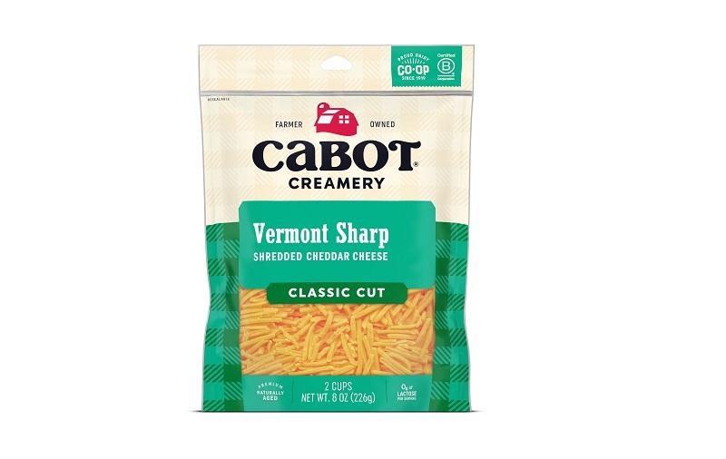 Cabot Sharp Cheddar Shredded Cheese - 8 Oz.