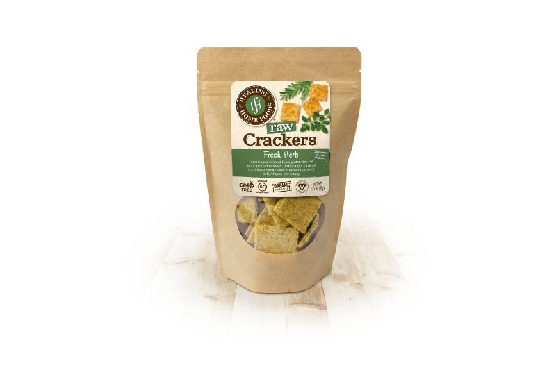 Healing Home Foods Fresh Herb Raw Crackers (Gluten-Free)