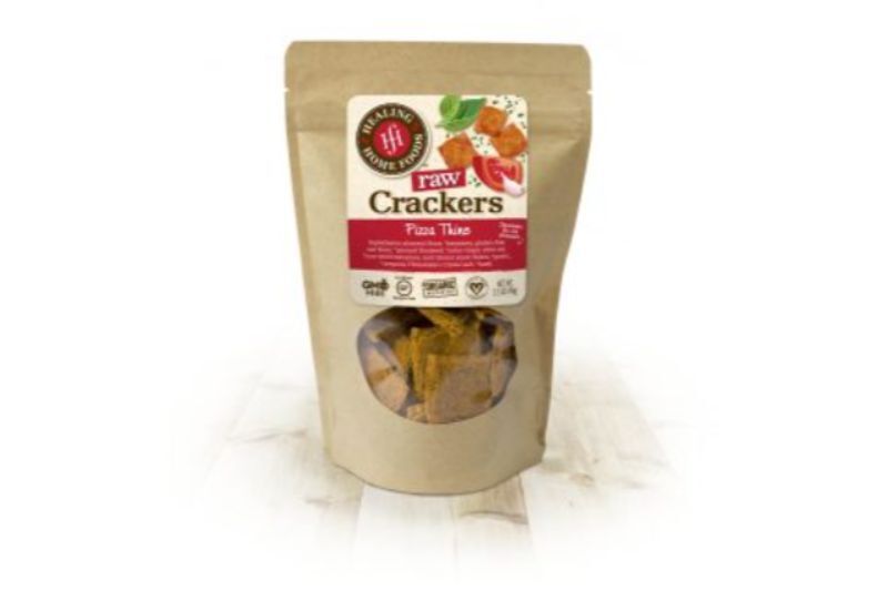 Healing Home Foods Pizza Thins Raw Crackers (Gluten-Free)