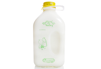 Glass 1/2 gallon Fat Free Milk