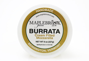 Maplebrook Farm Burrata container of 2, 4oz pieces.