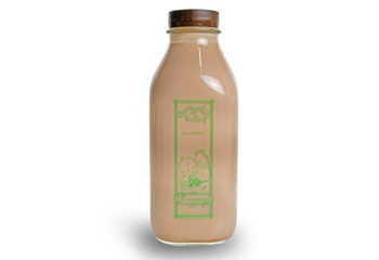 Glass Quart Chocolate Milk