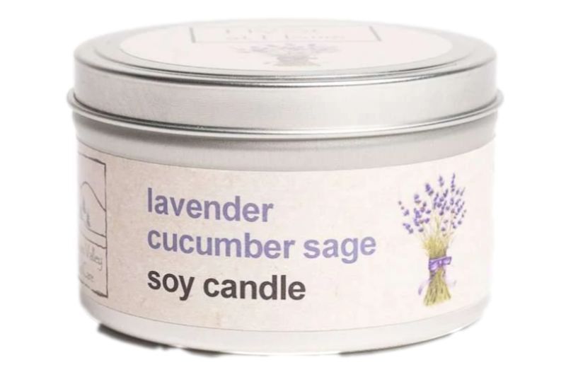 HVSC Lavender Cucumber Sage Soy Candle