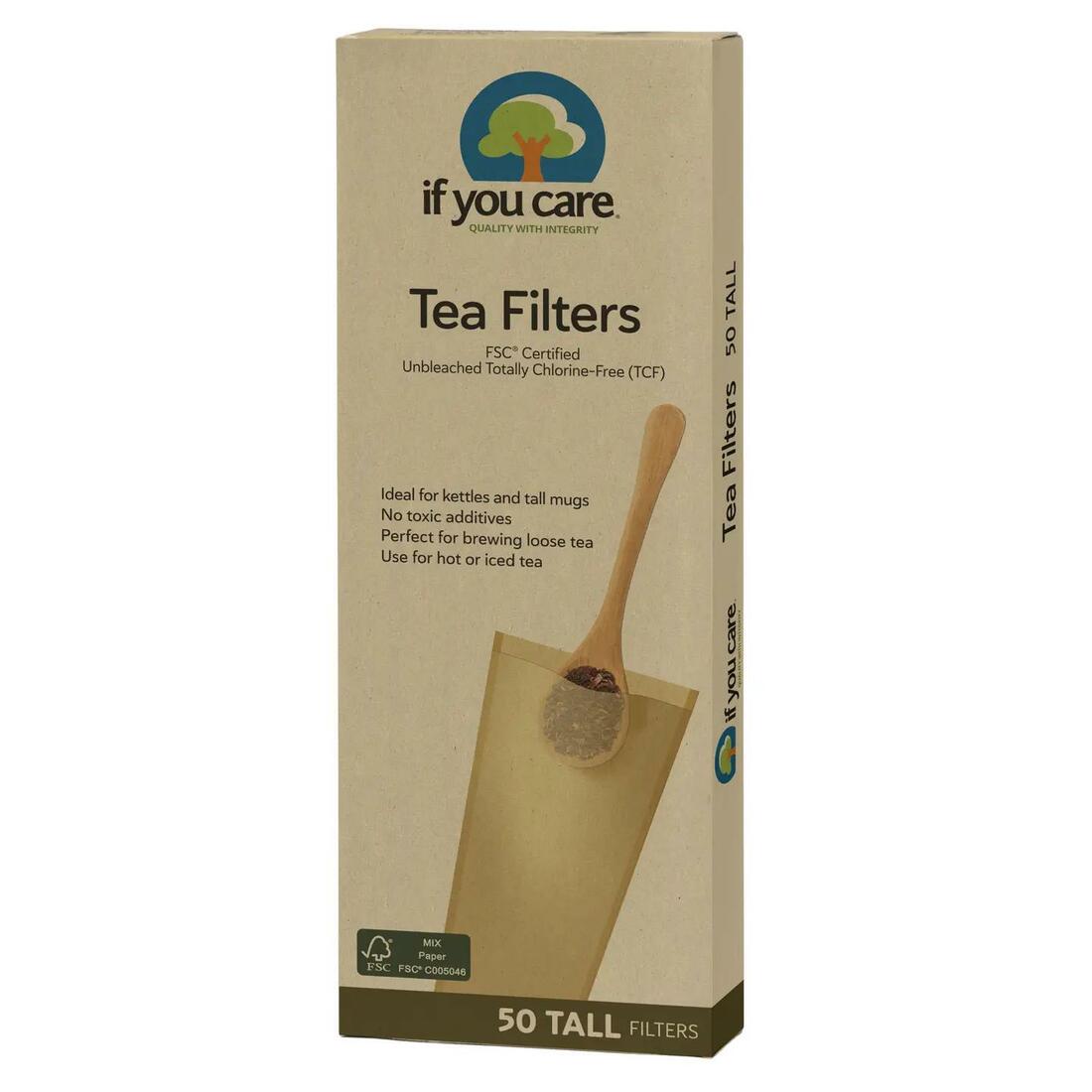 Fsc Certified Unbleached Tea Filters TALL