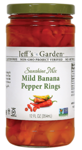 Jeff's Garden Mild Banana Pepper Rings