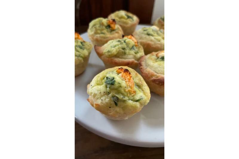 Pika's Farm Table - Mini Spinach & Feta Quiches