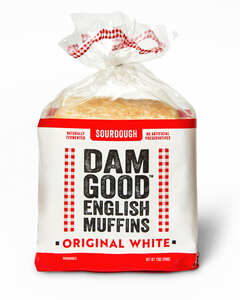 Dam Good English Muffins White Sourdough - 4 pack