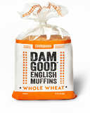 Dam Good English Muffins Whole Wheat Sourdough - 4 pack