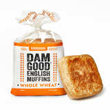 Dam Good English Muffins Whole Wheat Sourdough - 4 pack