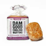 Dam Good English Muffins Cinnamon Swirl Sourdough - 4 pack