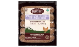 Bilinski's Org Wild Mushroom & Italian Herb Chicken Sausage