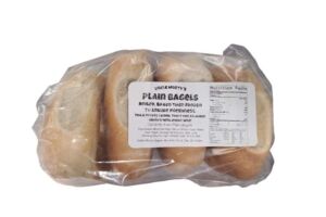 Uncle Morty's Plain Bagels - 4 Pack