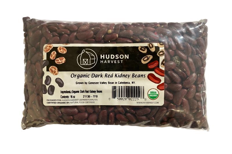 Hudson Harvest Organic Dark Red Kidney Beans