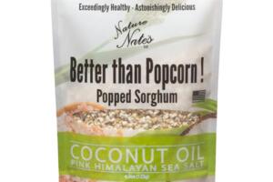 Organic Popped Sorghum - Coconut Oil Pink Himalayn Sea Salt