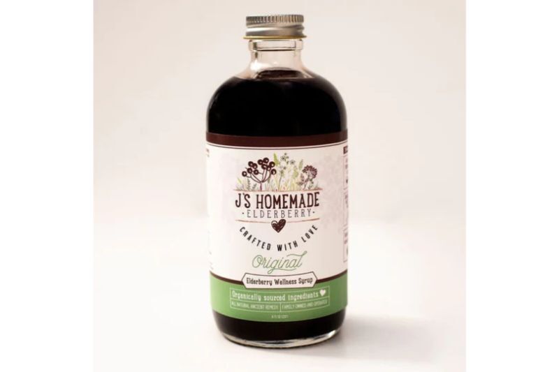 J's Homemade Elderberry Syrup - 8 oz.