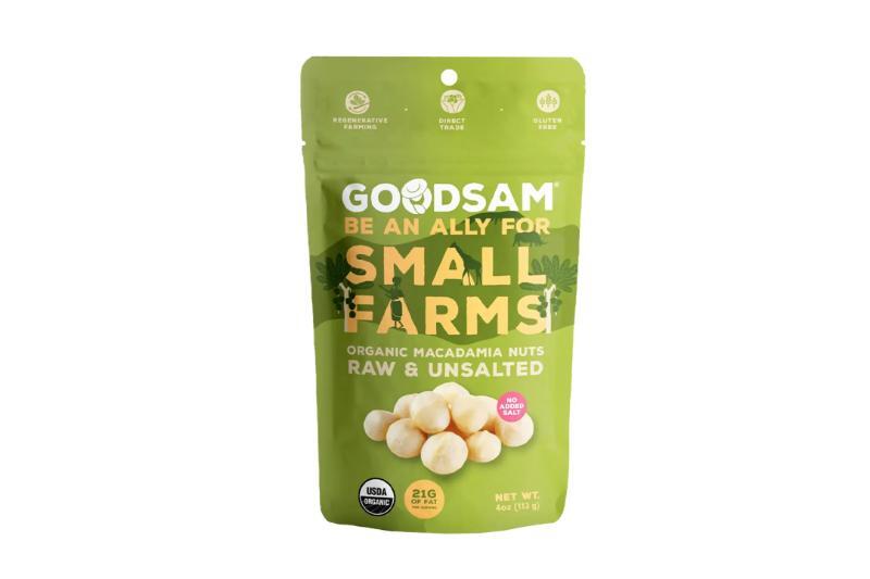 GoodSAM Foods - Organic Raw Macadamia Nuts 4oz