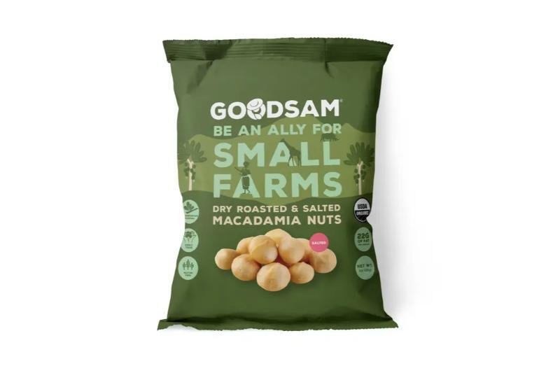 GoodSAM Foods - Organic Dry Roasted & Salted Macadamia Nuts