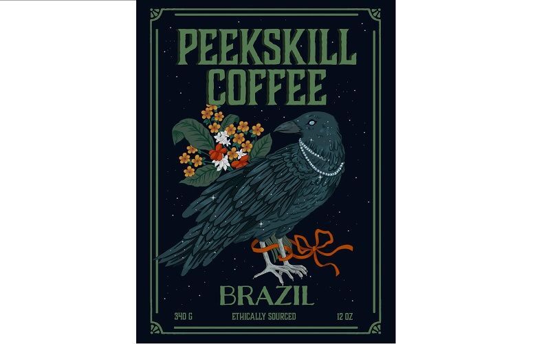 Peekskill Coffee, Brazil Whole Coffee Beans 12oz