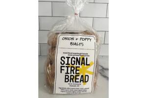 Signal Fire Bread - Onion & Poppy Bialys