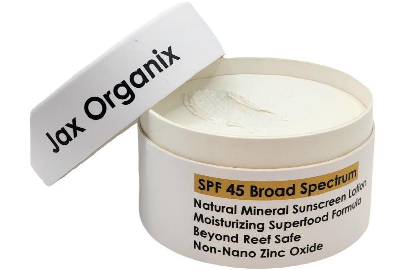 Jax Organix Natural Mineral Sunscreen Lotion SPF 45